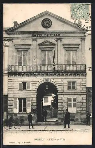 AK Breteuil, Hôtel de Ville, vue de face