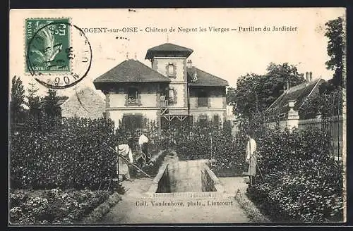 AK Togent-sur-Oise, Chateau de Nogent les Vierges, Pavillon du Jardinier