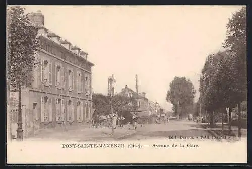 AK Pont-Sainte-Maxence /Oise, Avenue de la Gare