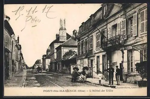 AK Pont-Ste-Maxence /Oise, L`Hotel de Ville