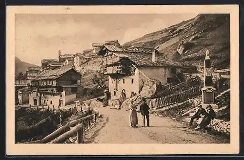 AK Saint-Véran /Le Queyras, Le Monument aux Morts