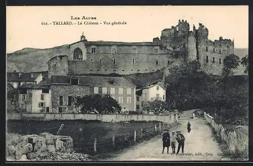 AK Tallard, Le château, vue générale