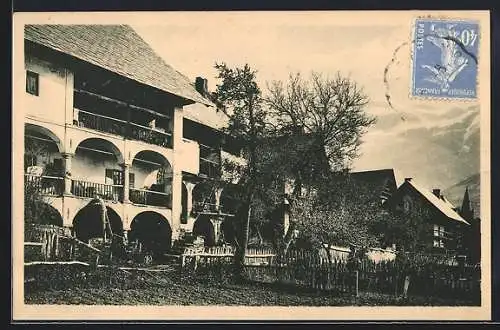 AK Vallouise /Dauphiné, au confluent des vallées du Gyr et de l`Onde type d`habitation