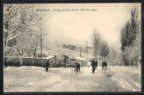 AK Embrun, Avenue de Pont-Frach