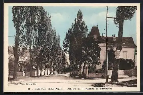 AK Embrun /Htes-Alpes, Avenue de Pontfrache