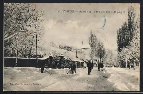 AK Embrun, Avenue de Pont-Frach