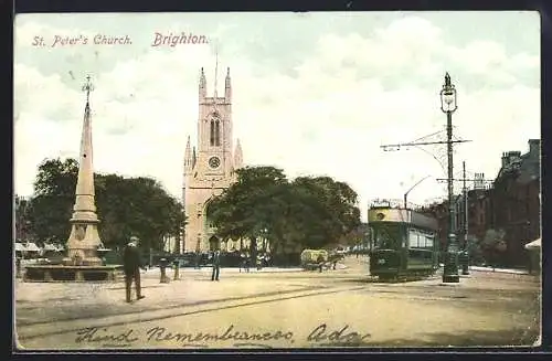 AK Brighton, Tramway near St. Peter`s Church