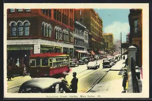 AK Halifax /Nova Scotia, Tramway in Barrington Street