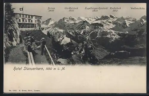 AK Stanserhorn, Brisen, Uri-Rotstock, Engelberger-Rotstock, Ruchstock und Wallenstöcke