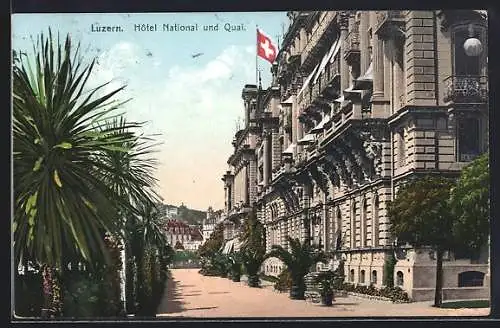 AK Luzern, Hôtel National und Quai