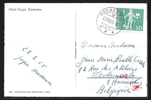 AK Emmetten, Hotel Engel