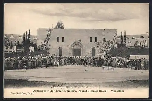 AK Brugg, Vindonissa, Aufführungen der Braut v. Messina im Amphitheater