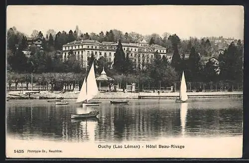 AK Ouchy /Lac Léman, Hotel Beau-Rivage