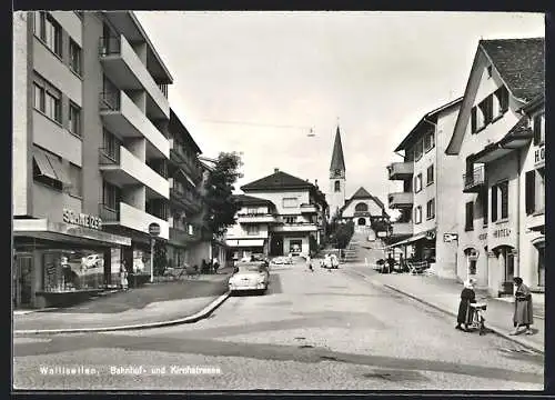 AK Wallisellen, Bahnhof- und Kirchstrasse