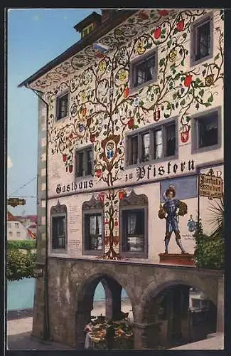 AK Luzern, Gasthaus zum Pfisten