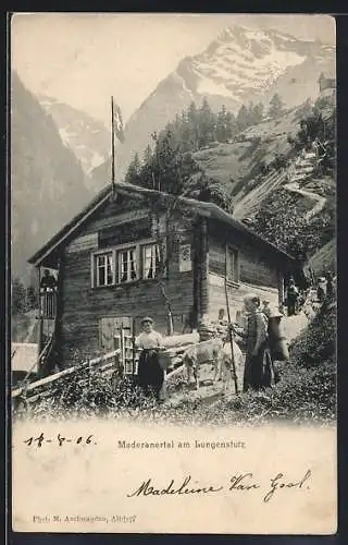 AK Silenen, Maderanertal, Restaurant Lungenstutz