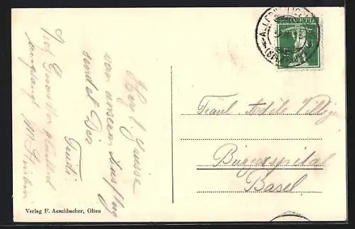 AK Grenchen, Volksheilstätte Allerheiligen, Sanatorium, Oekonomiegebäude