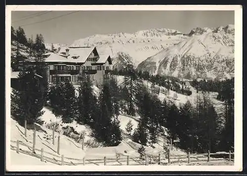 AK Suvretta-St. Moritz, Hotel Marguns im Schnee