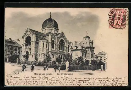 AK Chaux-de Fonds, La Synagogue, Synagoge