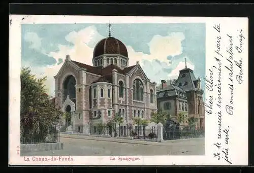 AK La Chaux-de-Fonds, La Synagogue, Synagoge