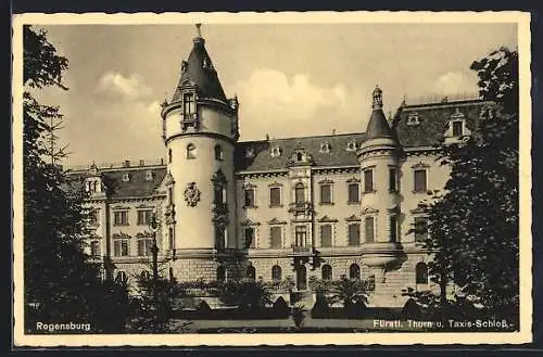 AK Regensburg, Fürstl. Thurn und Taxis-Schloss