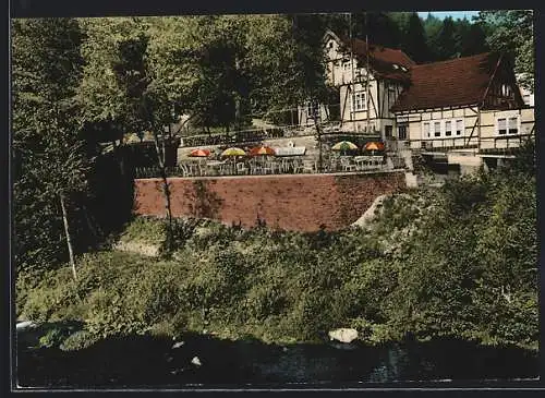 AK Ehrlich /Hachenburg, Hotel-Pension Haus Waldesruh v. M. Seckert