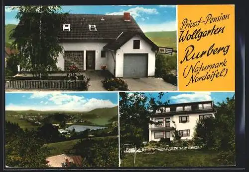 AK Rurberg /Naturpark Nordeifel, Privat-Pension Wollgarten, Landschaftsbild