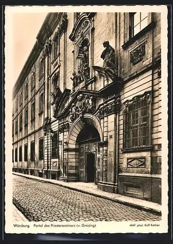 AK Würzburg, Portal des Priesterseminars