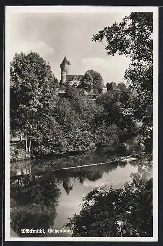 AK Möckmühl, Blick auf Götzenburg