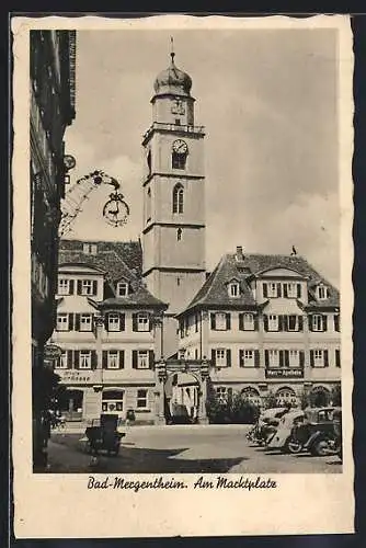 AK Bad Mergentheim, Am Marktplatz