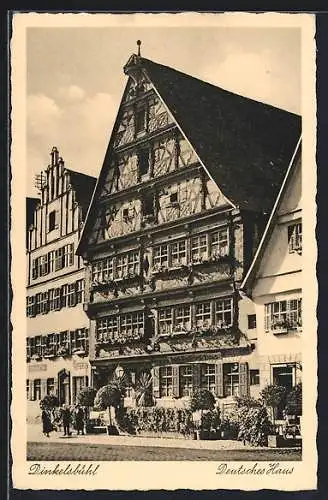 AK Dinkelsbühl, Hotel Deutsches Haus