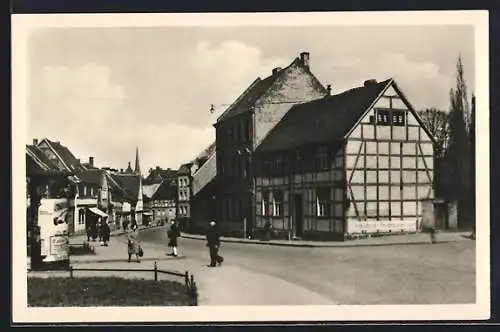 AK Burg / Anhalt, In der Magdeburger Strasse