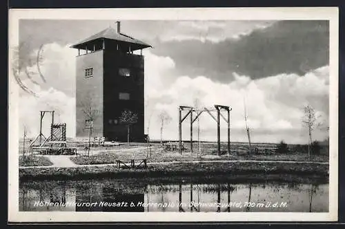 AK Neusatz / Schwarzwald, Partie am Turm