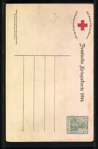 AK Kaiser Wilhelm II. von Preussen in Uniform mit Orden, Ich kenne keine Parteien mehr..., 1914