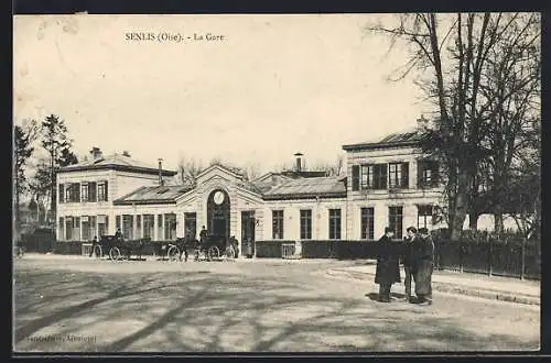 AK Senlis /Oise, La Gare