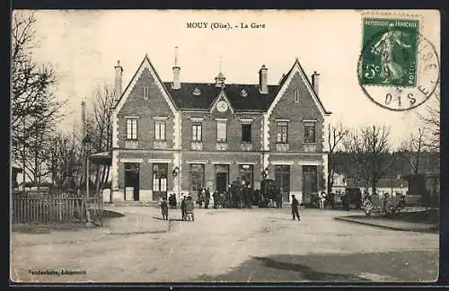 AK Mouy /Oise, La Gare