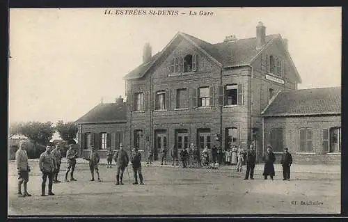 AK Estrées St-Denis, La Gare
