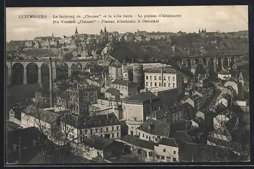 AK Luxembourg, Le faubourg de Clausen et la ville haute, Le plateau d`Altmunster