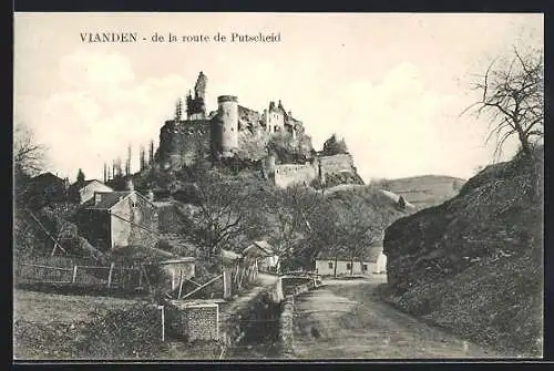 AK Vianden, Panorama de la route de Putscheid