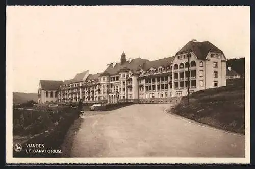 AK Vianden, Blick zum Sanatorium