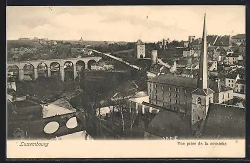 AK Luxembourg, Vue prise de la corniche