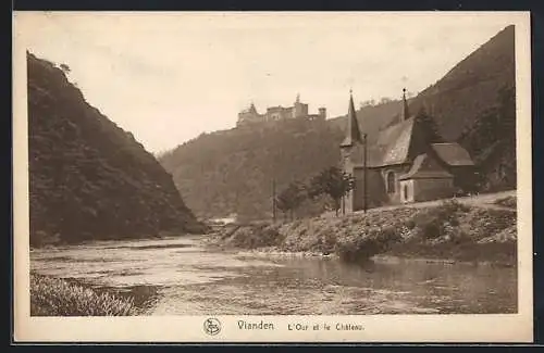 AK Vianden, L'Our et le Château