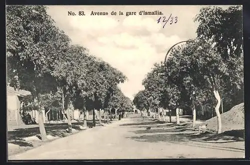 AK Ismailia, Avenue de la gare