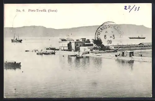 AK Port-Tewfik, Partie im Hafen