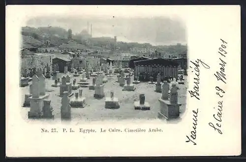 AK Caire, Cimetière Arabe