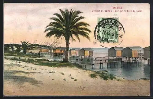 AK Ismaila, Cabines de bains de mer sur le bord du canal