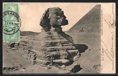 AK Caire, Sphynx entre les pyramides