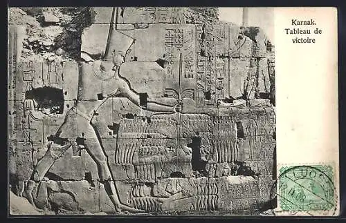 AK Karnak, Tableau de victoire