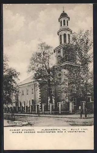 AK Alexandria, VA, Christ Church, where George Washington was a vestryman