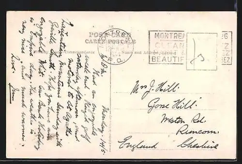 AK Montreal, Pilgrims taking part in an open air ceremony before St. Joseph`s Oratory